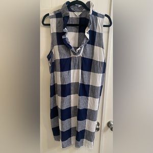 Navy and White Crown & Ivy Dress